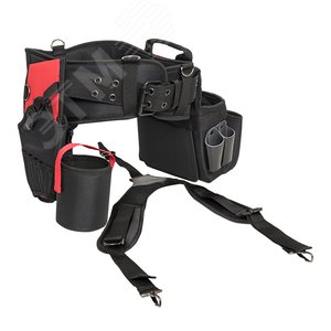 Пояс монтажника с 3 сумками и разгрузочными ремнями - фото 3