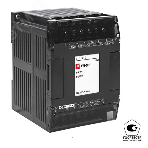 Изображение товара Модуль аналогового вывода REMF 4 PRO-Logic (с поверкой) (шт)