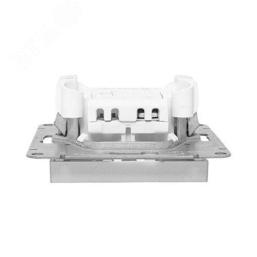 Эпика Механизм выключателя 1кл. кнопочный алюминий EKF - фото 7