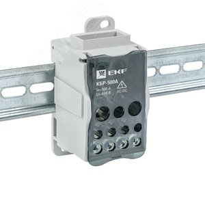 Блок распределения (Кросс) крепеж на панель DIN КБР-500A plc-kbr500 EKF - 4