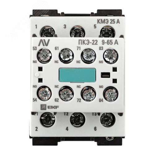 Комплект КМЭ 25А 400В АС с дополнительными контактами 2НО+2НЗ EKF AVERES - фото 3