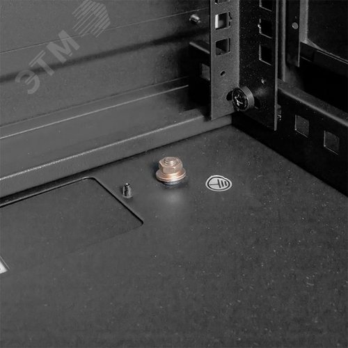 Шкаф настенный 19' TERACOM PRO 12U 600х450 мм дверь стеклянная с замком-ручкой чёрный - фото 25