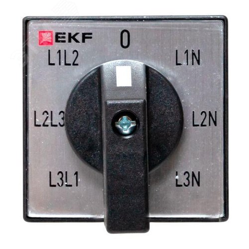 Переключатель кулачковый ПК-1-64 10А для вольтметра IP65 - фото 2