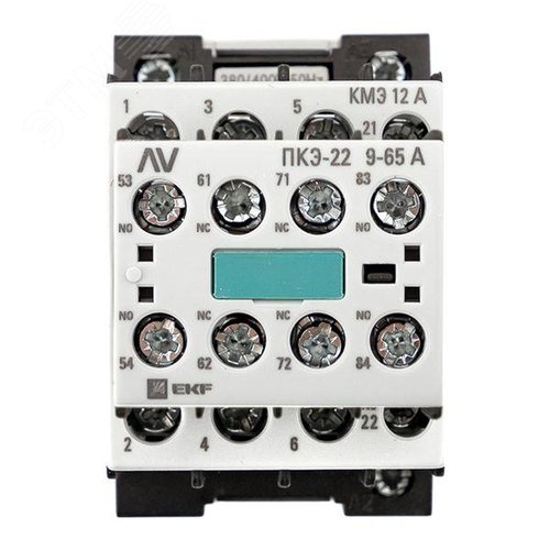 Комплект КМЭ 12А 1NC 400В АС с дополнительными контактами 2НО+2НЗ EKF AVERES - фото 3