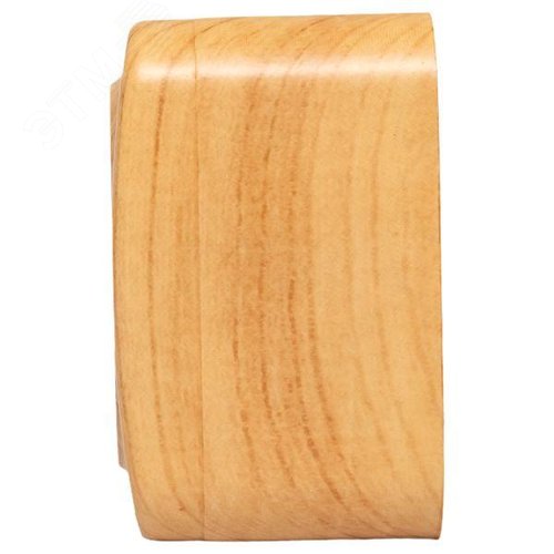 Розетка 1-местная ОП Минск 10А без заземления светлое дерево - фото 5