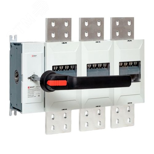 Рубильник-выключатель 4000A 3P c рукояткой управления для прямой установки PowerSwitch EKF - фото 1