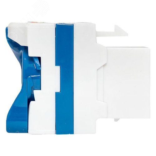 Модуль Keystone TERACOM CS Cat.6 неэкранированный 110 IDC 180 градусов самозажимной (Toolless) синий - фото 3