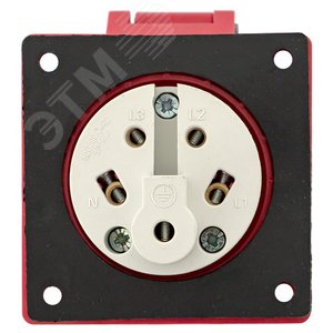 Розетка стационарная внутренняя 3152 3Р+РЕ+N 16А 380В IP67 PROxima - фото 4