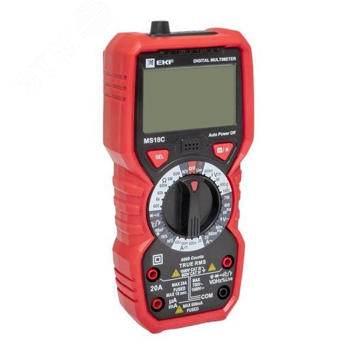 Мультиметр цифровой MS18C EKF Professional - фото 2