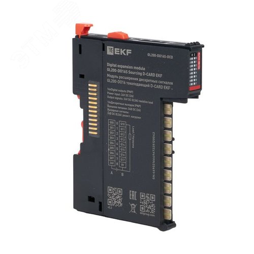 Модуль расширения дискретных сигналов GL200-DO16 токоподающий D-CARD - фото 10