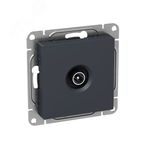 Механизм розетки TV  проходная  графит Эпика EKF - фото 2