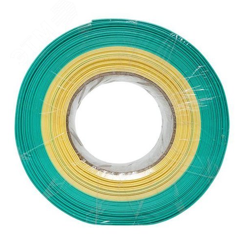 Термоусаживаемая трубка ТУТ нг 60/30 жел-зел рулон PROxima - фото 4