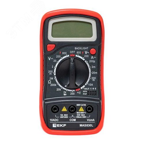 Мультиметр цифровой MAS830L EKF Master - фото 2