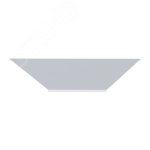 Крышка на угол 90 градусов горизонтальный лестничный усиленная 700 мм (2 мм)