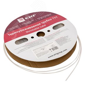 Термоусаживаемая трубка ТУТ 2/1 прозрачная рулон PROxima - фото 4