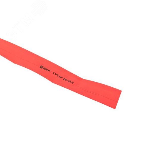 Термоусаживаемая трубка ТУТ нг 25/12,5 красная рулон PROxima - фото 5