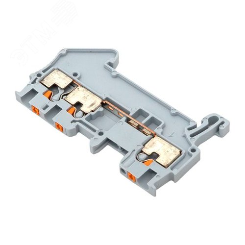 Клемма Push-in 1.5 мм2 3 вывода серая EKF - фото 8