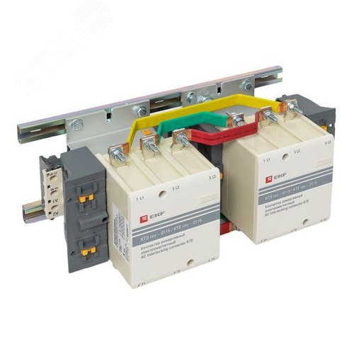 Пускатель магнитный 115А катушка управления 230В AC реверсивный 2NO КТЭ - фото 6