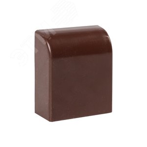 Заглушка (20х10) (4 шт) Plast под темное дерево - фото 1