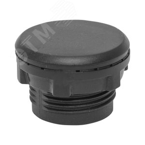 Заглушка черная для отверcтия 22мм PROxima - фото 1