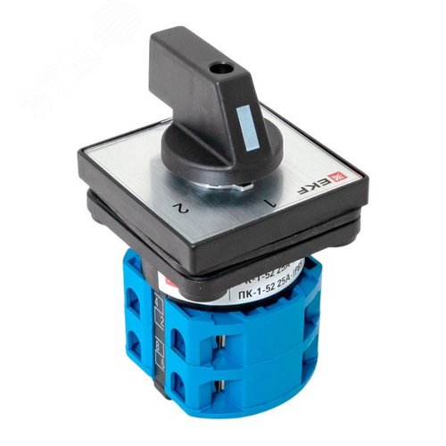 Переключатель кулачковый ПК-1-52 25А 2P 1-2 IP65 EKF - фото 7