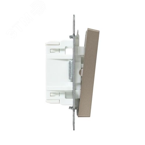 Механизм выключателя. двухклавишный. перекрёстный. шампань Эпика EKF - фото 3