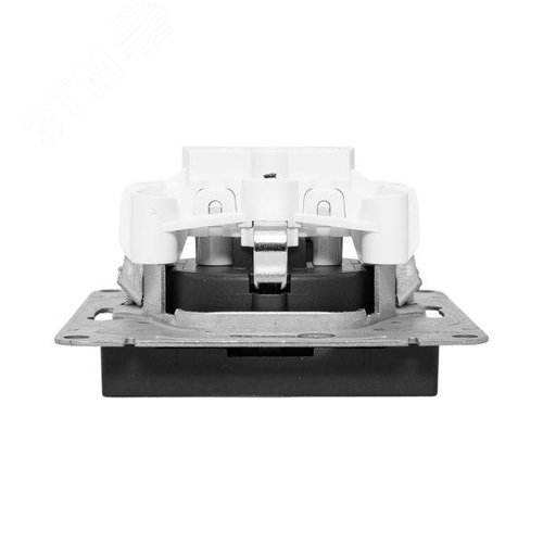 Эпика Механизм розетки 16А с заземлением без шторок черный EKF - фото 7