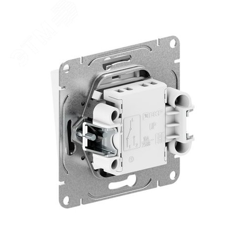 Механизм выключателя. одноклавишный. проходной. кремовый Эпика EKF - фото 2