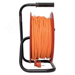 Удлинитель на катушке Гефест 2.0 4 гнезда 50м с заземлением и предохранителем КГ 3*1,5 16А/3,5кВ тIP44 PROxima - фото 3