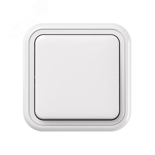 Блок: розетка и выключатель, одноклавишный, проходной ОП, винтовые клеммы белый, Бронто EKF - фото 5