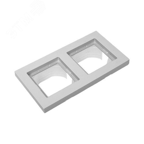 Эпика Рамка 2-местная IP44 алюминий пластик EKF - фото 6