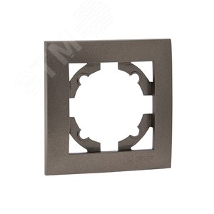 Валенсия Рамка 1-местная графит - фото 1