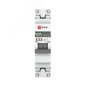 Выключатель автоматический 1P 2,5А (C) 4,5kA ВА 47-63 PROxima - фото 2
