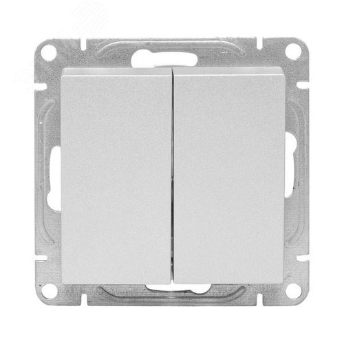 Эпика Механизм выключателя 2кл. перекрестный алюминий EKF - фото 4