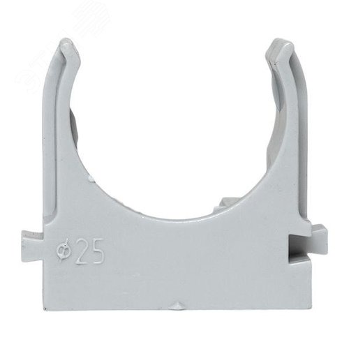 Крепеж-клипса для монтажного пистолета d25 мм серая -Plast - фото 3