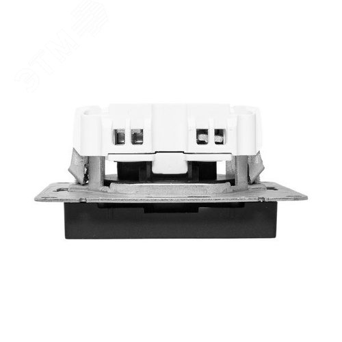 Эпика Механизм розетки 16А без заземления со шторками черный EKF - фото 6