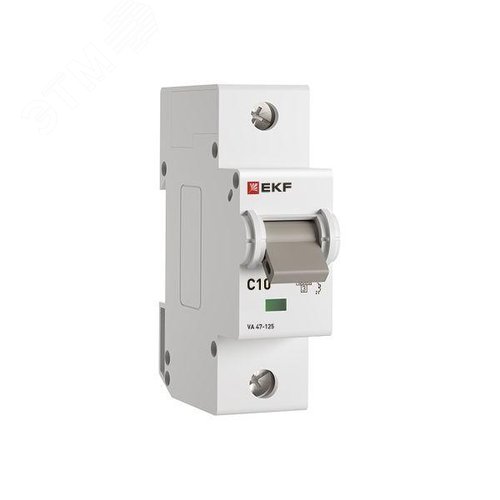 Выключатель автоматический ВА 47-125 1P 10А (C) 15кА PROXIMA - фото 2