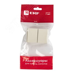 Соединитель (25х25) (4 шт) Plast PROxima белый - фото 2