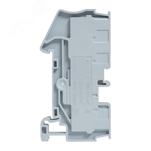 Клемма Push-in 4 мм2 3 вывода серая EKF - фото 4