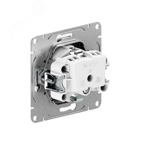 Механизм розетки  16А  с заземлением  со шторками  шампань Эпика EKF - фото 3