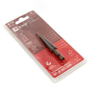 Cверло ступенчатое HSS (9 ступ.) - фото 2