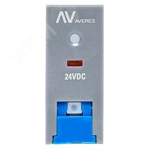 Реле промежуточное с кнопкой и мех. Индикацией RPAt 22/2 8A 24В DC AVERES - фото 2