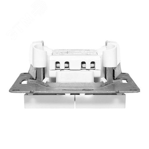 Эпика Механизм выключателя 2кл. с подсветкой белый EKF - фото 6