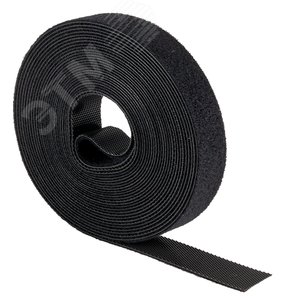 Хомут-липучка 20 мм (5м ролл) черный PROxima - фото 1