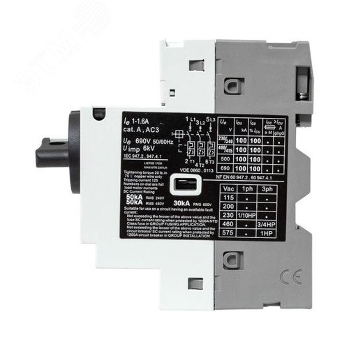 Автомат пуска двигателя GV2P 1-1,6А - фото 6