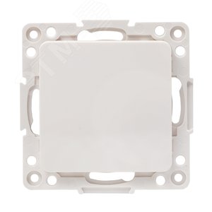 Стокгольм Механизм Выключателя 1-кл. проходного 10А белый - фото 1