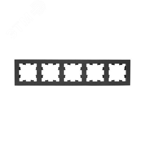 Эпика Рамка 5-местная черный пластик EKF - фото 2