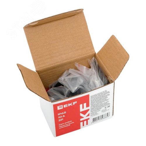 Переключатель кулачковый ПК-1-12 25А 2P 0-1 IP65 EKF - фото 10