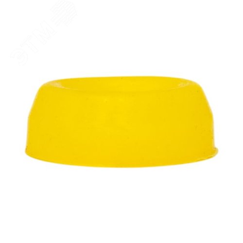 Силиконовый колпачок желтый для плоской кнопки XB4 - фото 3