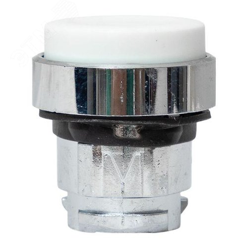 Исполнительный механизм кнопки XB4 белый выпирающая возвратный без фиксации, без подсветки IP65 - фото 4